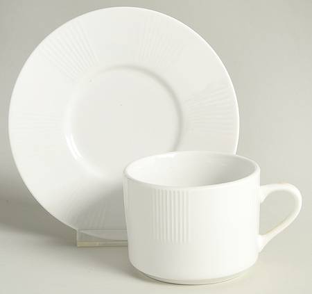 LTG11 Flat Cup & Saucer Set