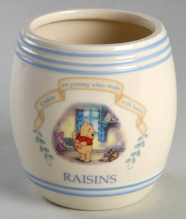Pooh Pantry Raisins Canister No Lid