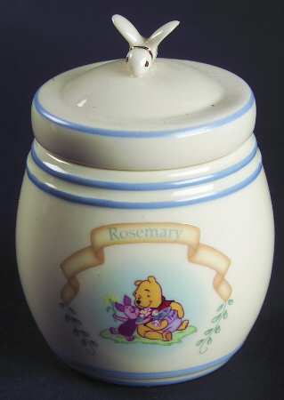 Pooh Pantry Spice Jar Set Individual Jar & Lid