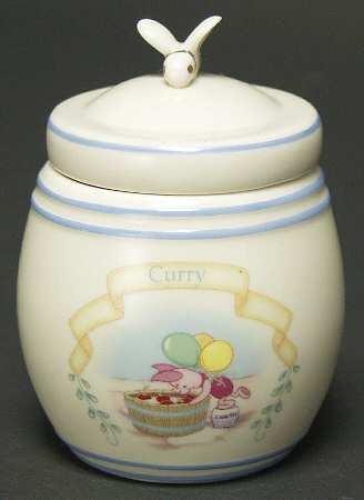 Pooh Pantry Spice Jar Set Individual Jar & Lid