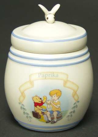 Pooh Pantry Spice Jar Set Individual Jar & Lid