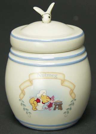 Pooh Pantry Spice Jar Set Individual Jar & Lid