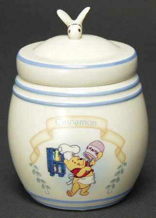 Pooh Pantry Spice Jar Set Individual Jar & Lid