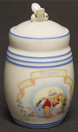 Pooh Pantry Spice Jar Set Individual Jar & Lid