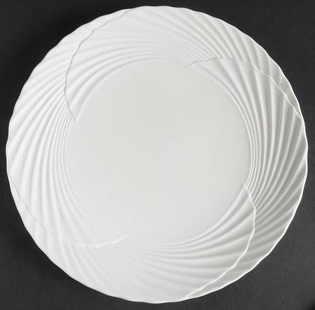 Pleated Swirl Salad Plate
