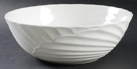 Pleated Swirl 11" Round Serving Bowl