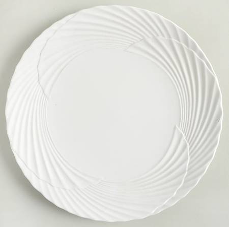 Pleated Swirl Salad Plate