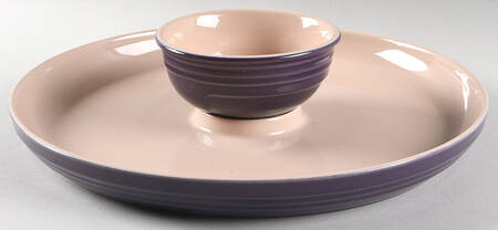 Cassis 2 Piece Hors D' Oeuvre Set (Tray and Bowl)