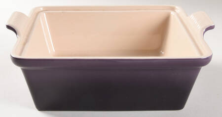 Cassis 2.5 Quart Square Casserole No Ceramic Lid