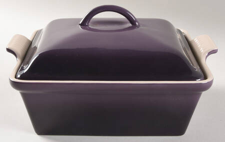 Cassis 2.5 Quart Square Casserole with Ceramic Lid