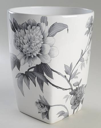 Moonlit Garden China Waste Basket