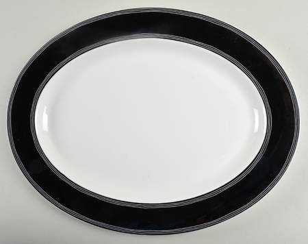 Japanese Floral 16" Oval Serving Platter