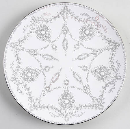 Empire Pearl Accent Luncheon Plate