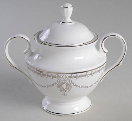 Empire Pearl Sugar Bowl & Lid