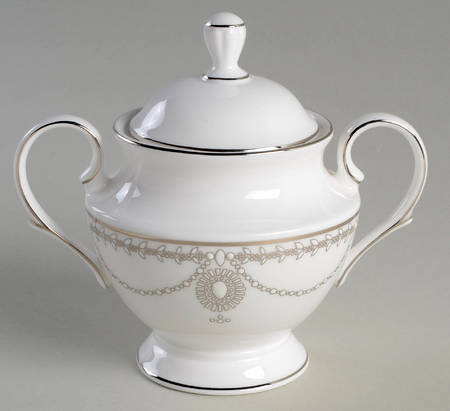 Empire Pearl Sugar Bowl & Lid