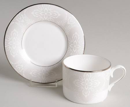 Organdy Flat Cup & Saucer Set