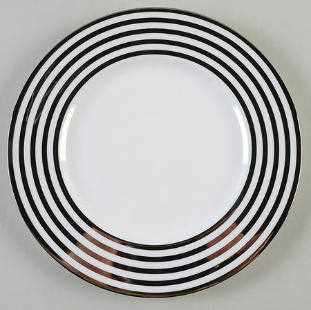 Pearl Beads Accent Luncheon Plate