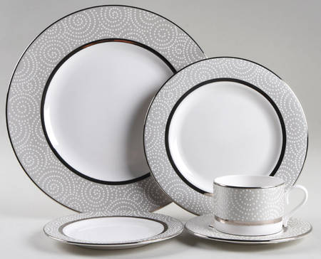 Pearl Beads 5 Piece Place Setting