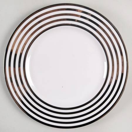 Pearl Beads Accent Luncheon Plate