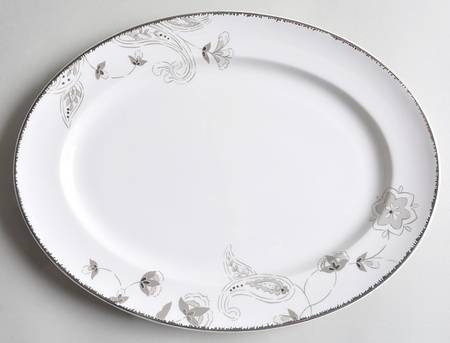 Paisley Terrace 13" Oval Serving Platter