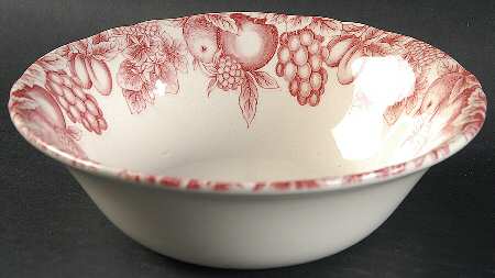 LIE7 Pink Coupe Cereal Bowl