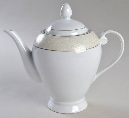Orchid Silver Tea/Coffee Pot & Lid