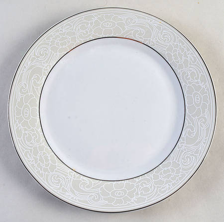 Orchid Silver Dinner Plate