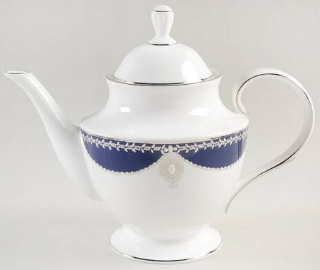 Empire Pearl Indigo Teapot & Lid