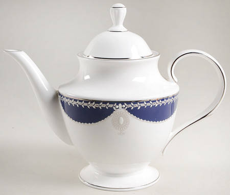 Empire Pearl Indigo Teapot & Lid