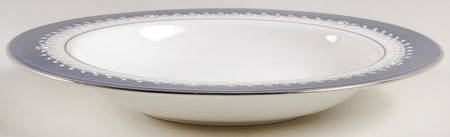 Empire Pearl Indigo Large Rim Soup Bowl