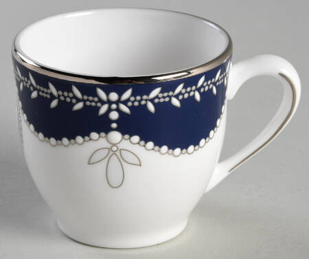 Empire Pearl Indigo Flat Demitasse Cup