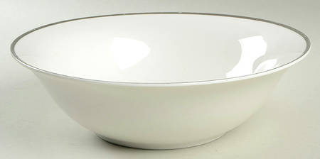 Platinum Banded 9" Round Vegetable Bowl