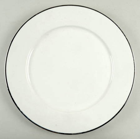 Platinum Banded 12" Chop Plate (Round Platter)