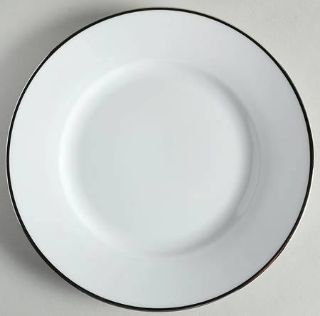 Platinum Banded Salad Plate