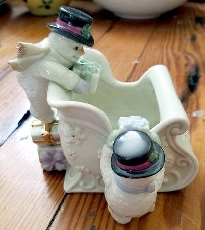 Snowman Christmas Collection Treat Bowl