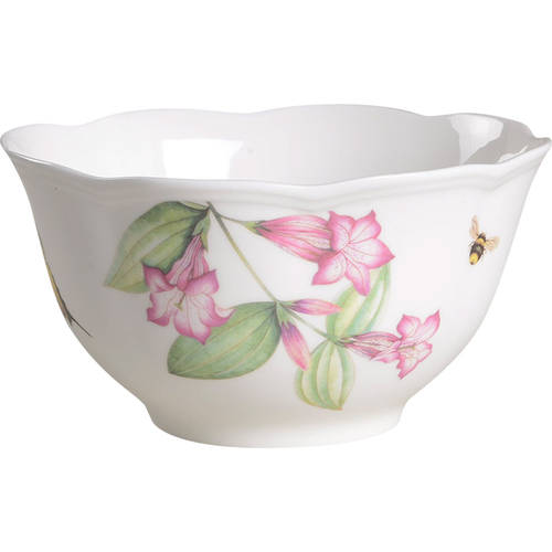 Butterfly Meadow Bloom Rice Bowl by Lenox