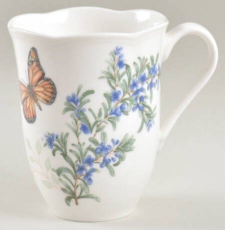 Butterfly Meadow Herbs Mug