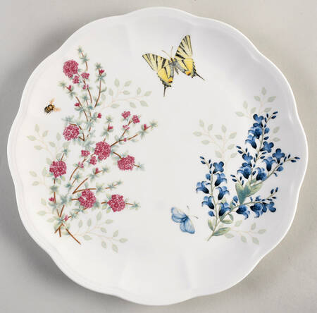 Butterfly Meadow Herbs Dinner Plate