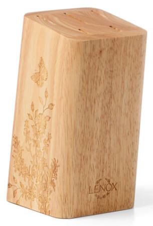 Butterfly Meadow Herbs Wood Knife Block