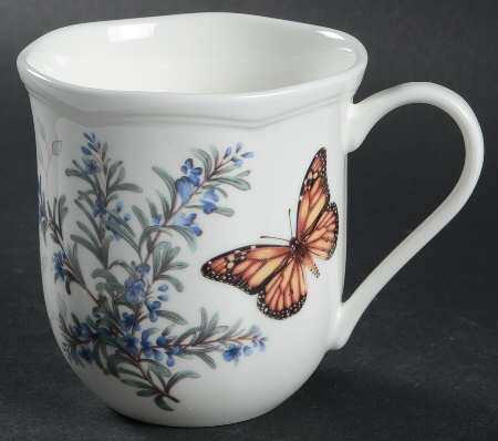 Butterfly Meadow Herbs Mug