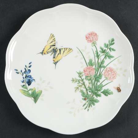Butterfly Meadow Herbs Accent Luncheon Plate