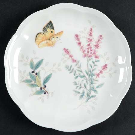 Butterfly Meadow Herbs Dessert/Pie Plate