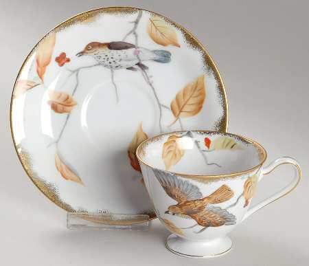 Thrush Footed Cup & Saucer Set