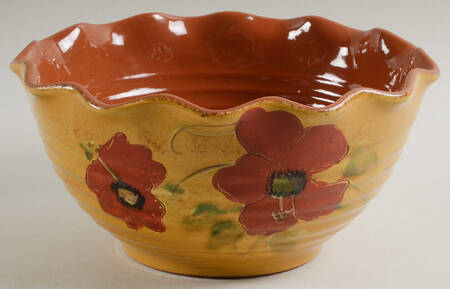Fleur de Paradis Bowl-Ruffled 8"