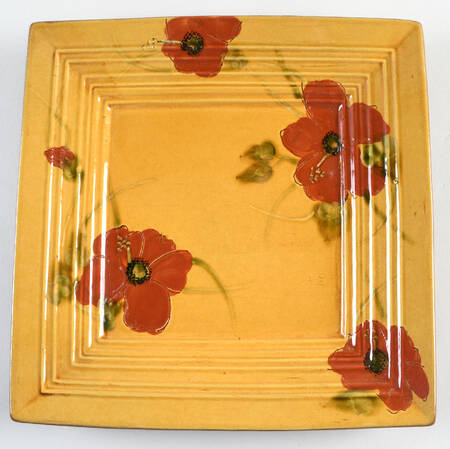 Fleur de Paradis Square Dinner Plate