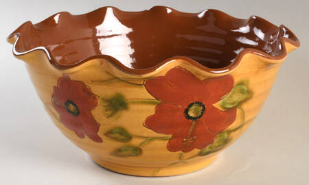Fleur de Paradis 11" Round Serving Bowl