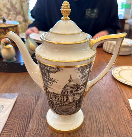 Lenox Historical China Coffee Pot & Lid