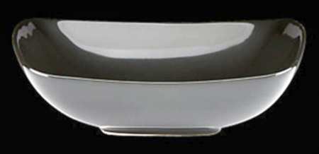 Seven Easy Pieces Black 7" Square Bowl