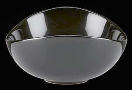 Seven Easy Pieces Black 7" Oval Bowl