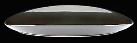 Seven Easy Pieces Black 16" Oval Serving Platter
